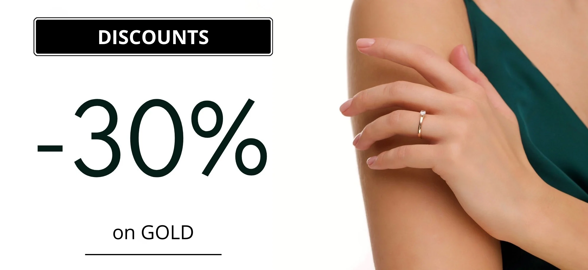 -30% on gold jewelry 
