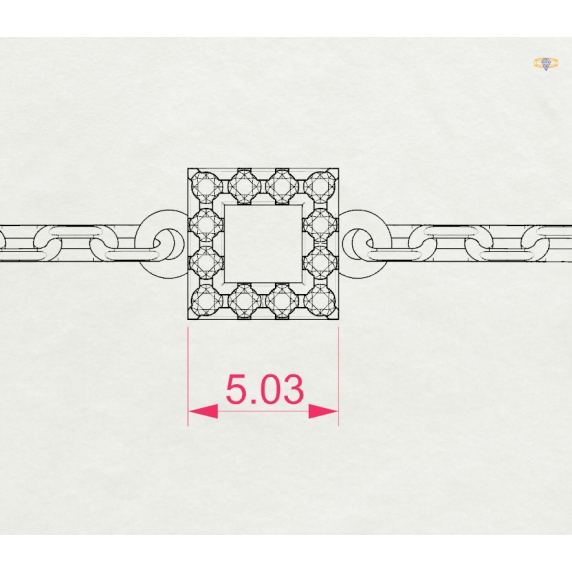 Золотой браслет &amp;quot;Тайна&amp;quot; - 4