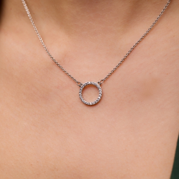 Срібне кольє &amp;quot;Місяць&amp;quot; - 2