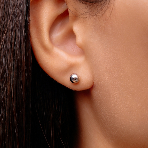 Серебряные пусеты &amp;quot;Эстель&amp;quot; - 1