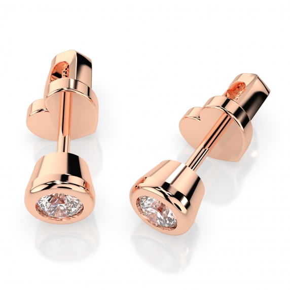 Zlaté náušnice «Šarm» - 3