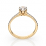 Gold Ring «Light» - 2
