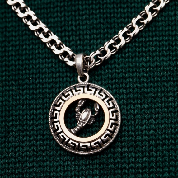 Срібна підвіска &amp;quot;Рак&amp;quot; - 1