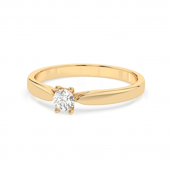 Gold Ring «Essence» - 3
