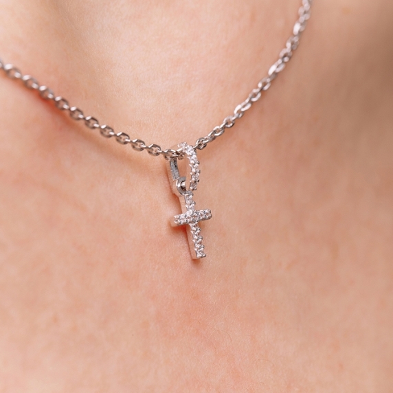 Stříbrný přívěsek &amp;quot;Kříž&amp;quot; - 2