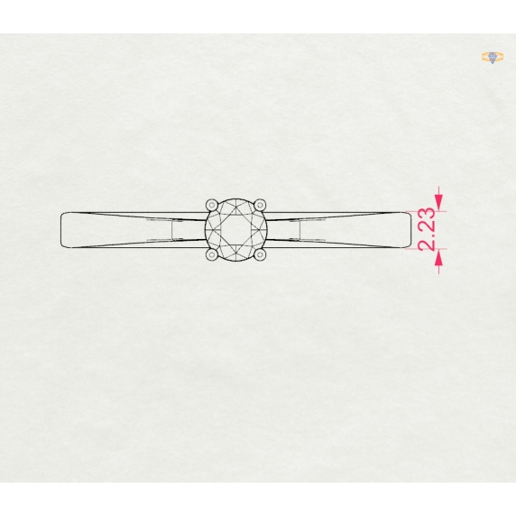 Золоте кільце «Люмінесса» - 4
