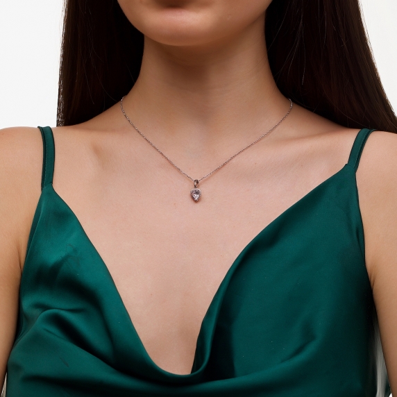 Stříbrný přívěsek &amp;quot;Srdce&amp;quot; - 5