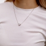 Silver necklace &amp;quot;Heart&amp;quot; - 3