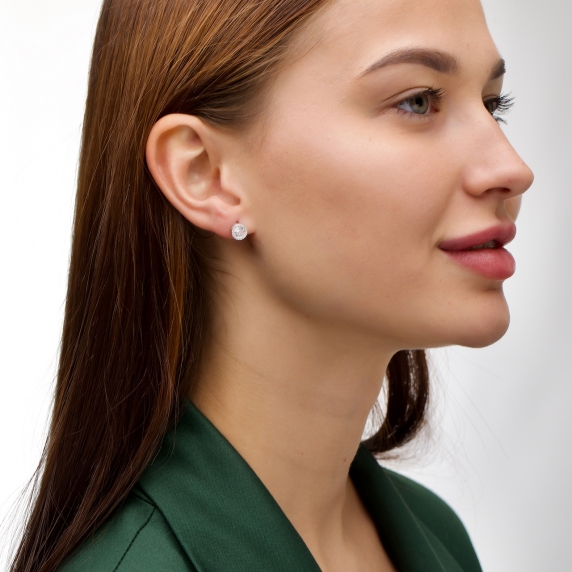 Срібні сережки &amp;quot;Леоні&amp;quot; - 3