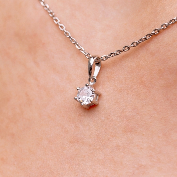 Серебряный подвес &amp;quot;Аделина&amp;quot; - 2