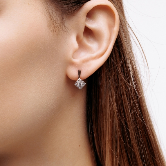 Stříbrné náušnice &amp;quot;Romance&amp;quot; - 1