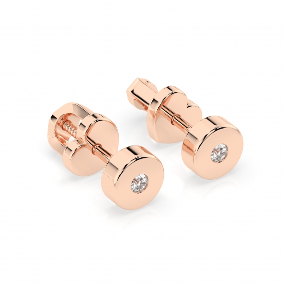 Золоті сережки «Ніжність» - 3