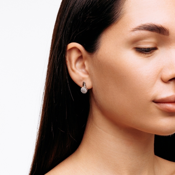 Stříbrné náušnice &amp;quot;Jemnost&amp;quot; - 3