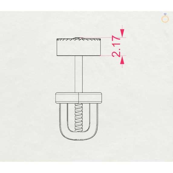 Золоті сережки «Флер» - 4