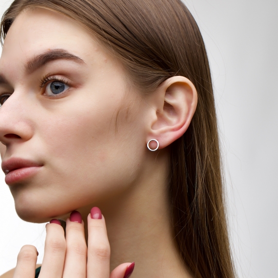 Серебряные серьги &amp;quot;Тайна&amp;quot; - 3