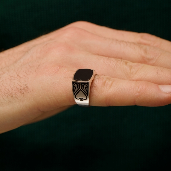 Silver ring &amp;quot;Spade&amp;quot; - 3