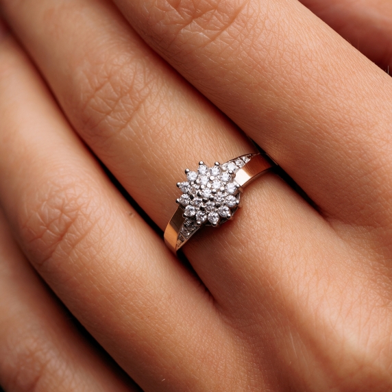 Серебряное кольцо &amp;quot;Нежность&amp;quot; - 2