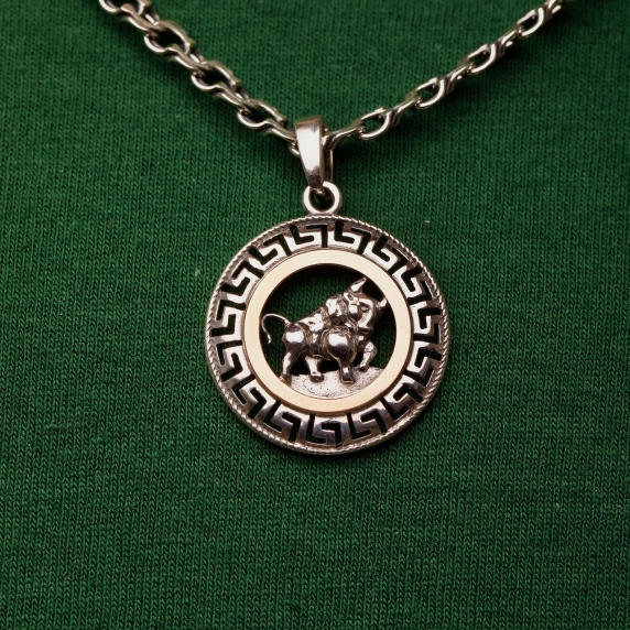 Срібна підвіска &amp;quot;Телець&amp;quot; - 1