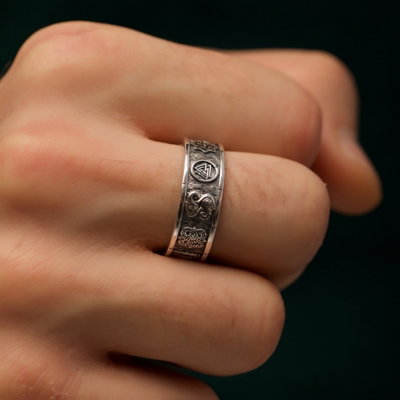 Silver ring &amp;quot;13 Runes&amp;quot; - 4