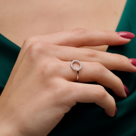 Stříbrný prsten &amp;quot;Měsíc&amp;quot; - 2