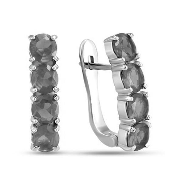 Silver earrings &amp;quot;Harmony&amp;quot; - 7