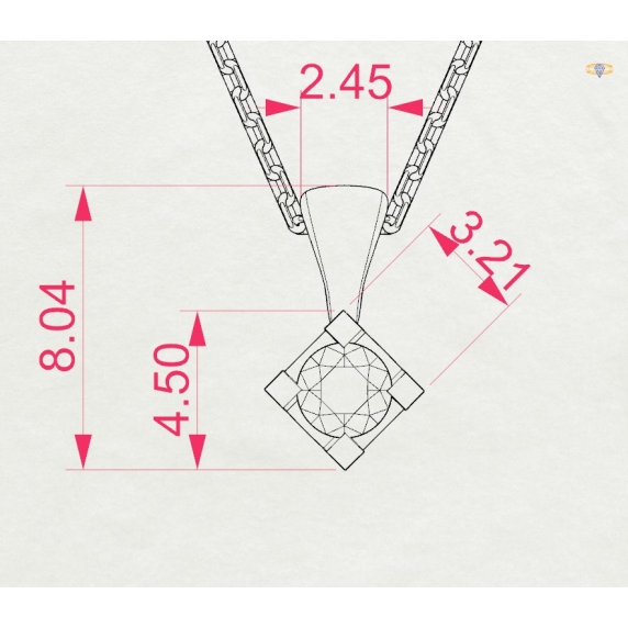 Золоте кольє «Ніжність» - 4