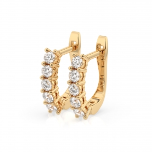 Gold Earrings &laquo;Fantasy&raquo;