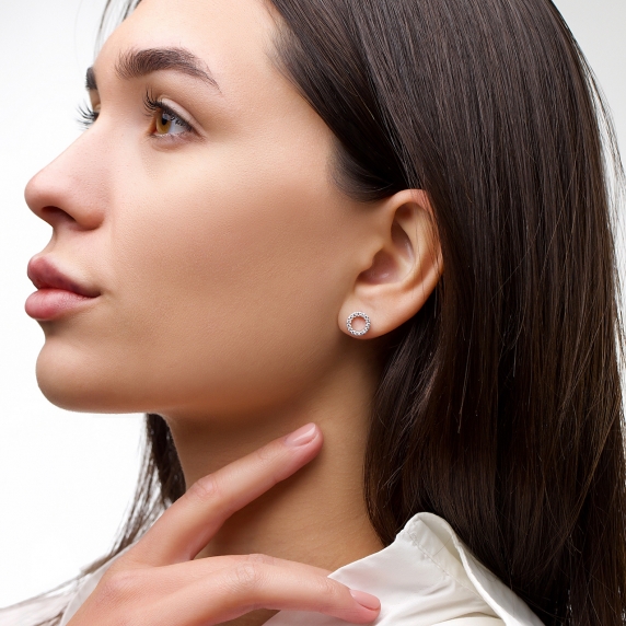 Silver earrings &amp;quot;Moon&amp;quot; - 4