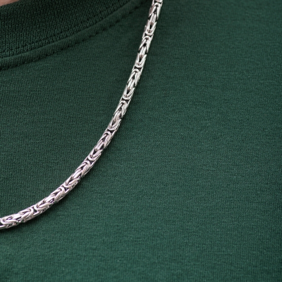 Серебряная цепочка &amp;quot;Лисий хвост&amp;quot; - 3