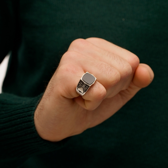 Silver ring &amp;quot;Spade&amp;quot; - 1