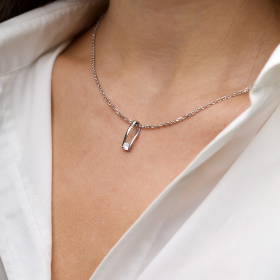 Серебряный подвес &amp;quot;Элиза&amp;quot; - 1