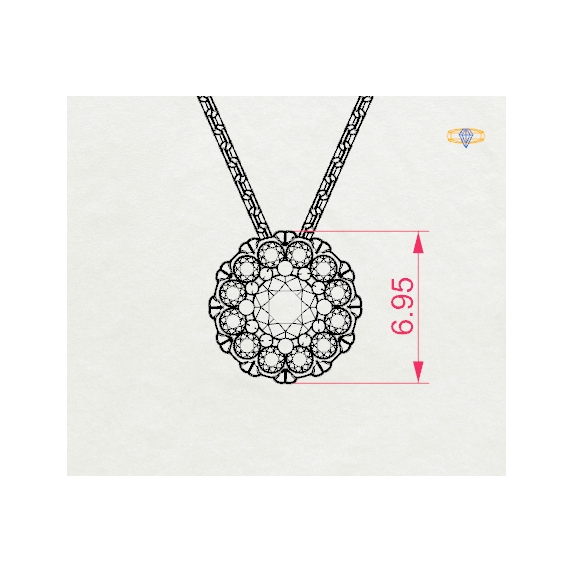 Золоте кольє «Чарівність» - 4