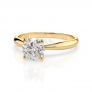 Gold Ring «Elegance» - 3