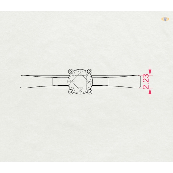 Gold Ring “Luminessa” - 4