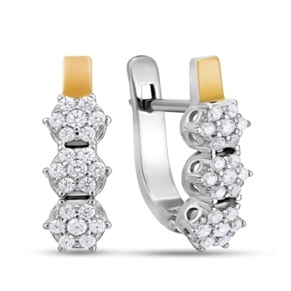 Stříbrné náušnice &amp;quot;Nadšení&amp;quot; - 4