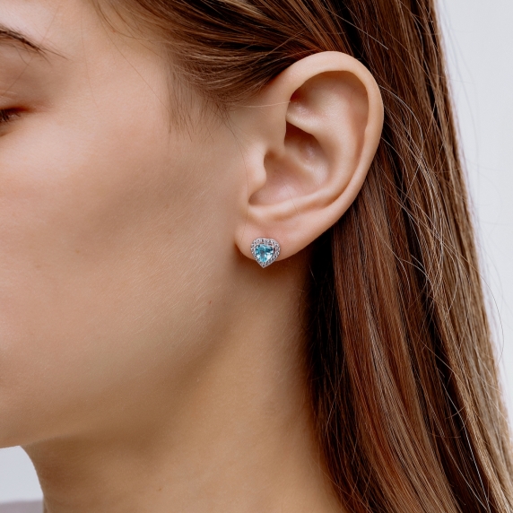 Срібні сережки &amp;quot;Серце&amp;quot; - 3