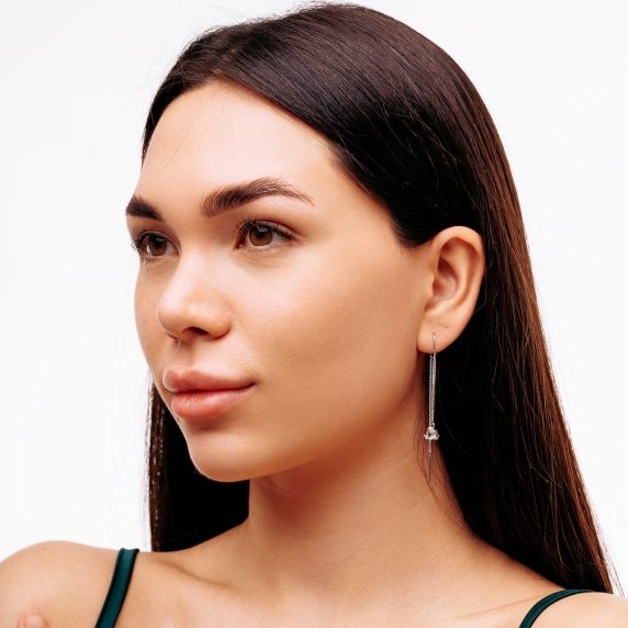 Stříbrné náušnice &amp;quot;Anděl&amp;quot; - 4