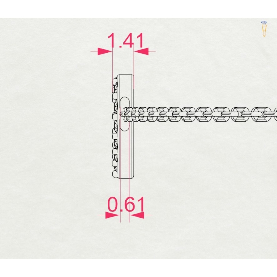Gold bracelet &amp;quot;Love&amp;quot; - 5