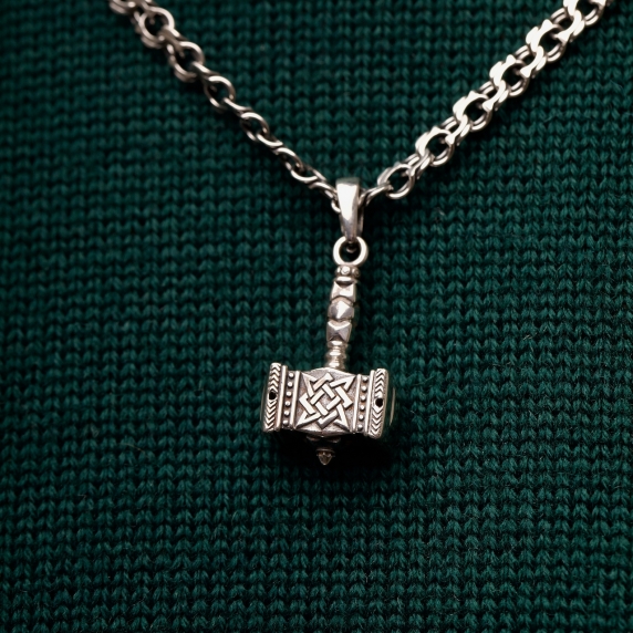 Серебряный подвес &amp;quot;Молот&amp;quot; - 1