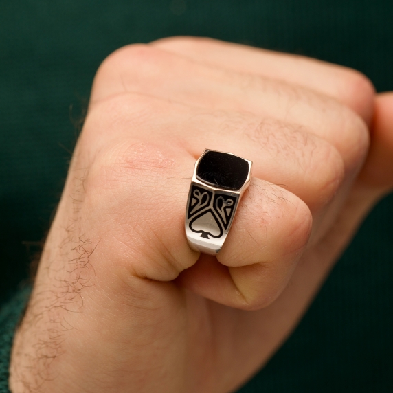 Silver ring &amp;quot;Spade&amp;quot; - 4