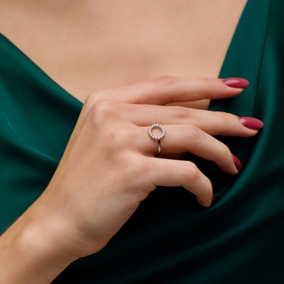 Stříbrný prsten &amp;quot;Měsíc&amp;quot; - 4