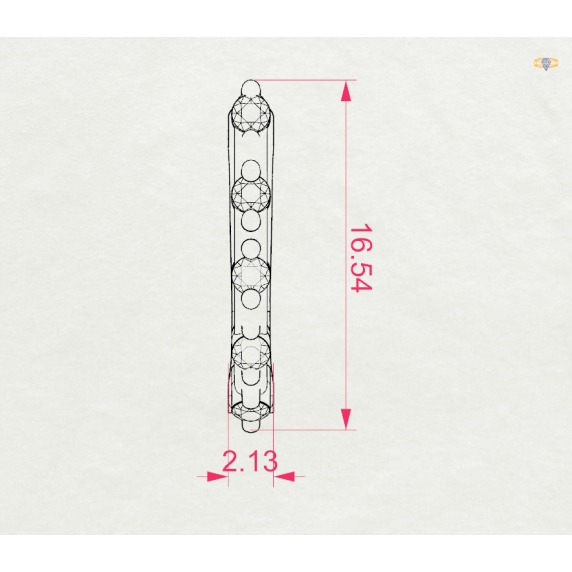 Gold Earrings «Euphoria» - 4