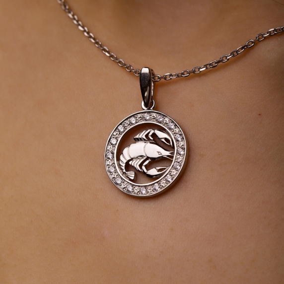 Stříbrný přívěsek &amp;quot;Rak&amp;quot; - 2