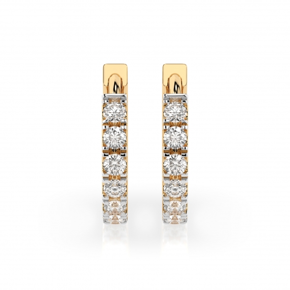 Zlaté náušnice «Sen» - 2