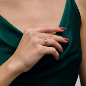 Stř&iacute;brn&yacute; prsten "Měs&iacute;c"