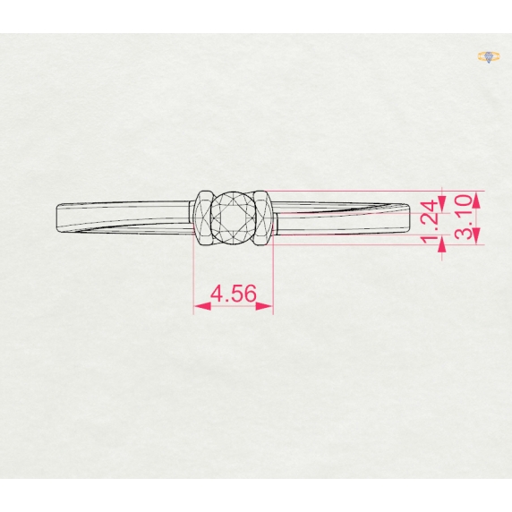 Золоте кільце «Гармонія» - 5