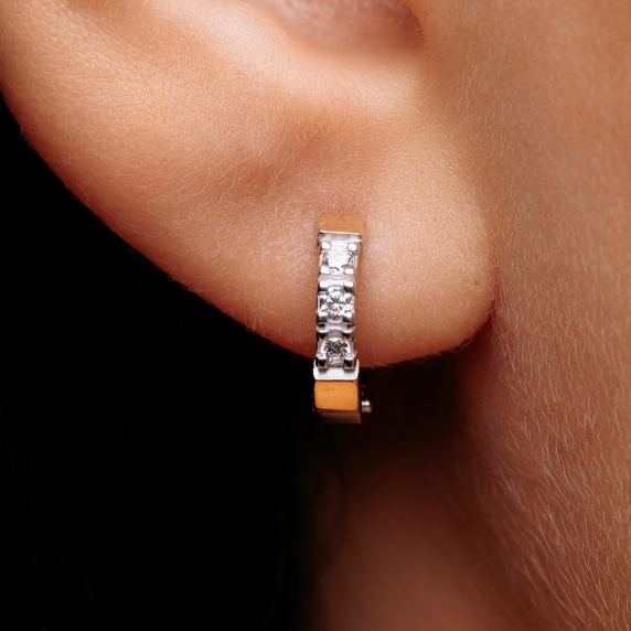 Stříbrné náušnice &amp;quot;Viola&amp;quot; - 2