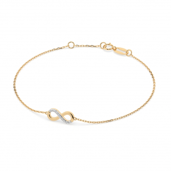 Золотой браслет &amp;quot;Бесконечность&amp;quot; - 2