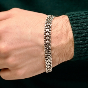 Stř&iacute;brn&yacute; řetěz "Faraon"