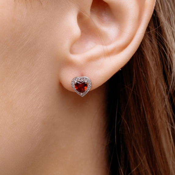 Срібні сережки &amp;quot;Серце&amp;quot; - 2